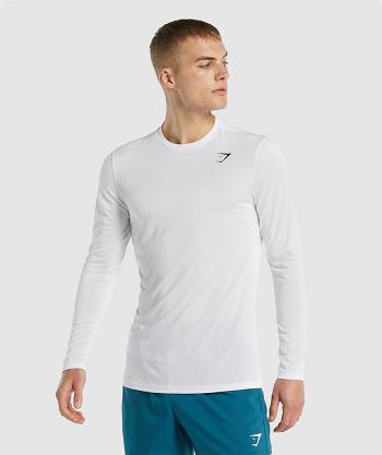 Gymshark Arrival Long Sleeve Herr Vita | SE 3634GSO